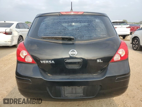 2008 Nissan Versa 1.8 S with VIN 3N1BC13E18L427198, listed as a Copart auction lot 50897105 with 89,963 mi miles and Salvage Title. Bid and sale history available at carsss.com. Image 6.