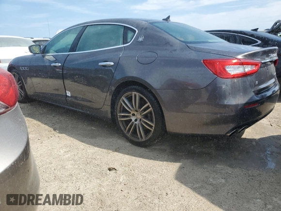 2018 Maserati Quattroporte S z VIN ZAM56YPAXJ1280423, wystawiony jako Copart lot #75889734 z przebiegiem Nie podano mil oraz Nie do naprawy • Non repairable. Historia ofert i sprzedaży dostępna na DreamBid. Obrazek 2.