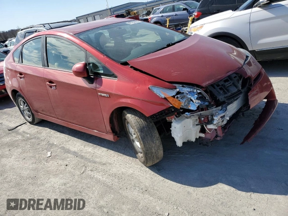 2010 Toyota Prius II with VIN JTDKN3DU2A1168243, listed as a Copart auction lot 47702994 with 0 mi miles and Salvage Title. Bid and sale history available at carsss.com. Image 4.