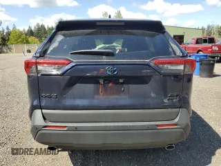 2024 Toyota RAV4 Hybrid XLE Premium with VIN JTMB6RFV7RD129471, listed as a Copart auction lot 53905745 with 8,869 mi miles and Salvage Title. Bid and sale history available at carsss.com. Image 6.