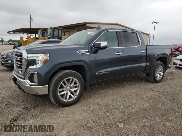 2021 GMC Sierra 1500 Limited SLT with VIN 1GTU9DET6MZ381209, listed as a Copart auction lot 71109394 with 44,649 mi miles and Salvage Title. Bid and sale history available at carsss.com. Image 1.