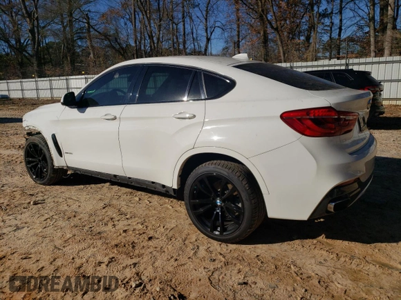 2017 BMW X6 xDrive35i with VIN 5UXKU2C33H0U28542, listed as a Copart auction lot 80585473 with 93,460 mi miles. Bid and sale history available at carsss.com. Image 2.