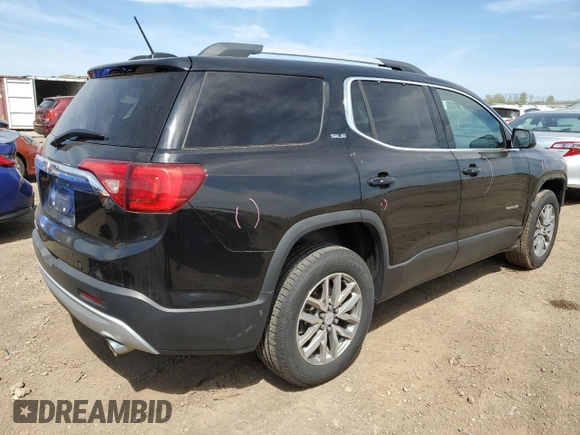 2017 GMC Acadia SLE with VIN 1GKKNLLS7HZ292489, listed as a Copart auction lot 55951875 with 122,328 mi miles and Salvage title. Bid and sale history available at DreamBid. Image 3.