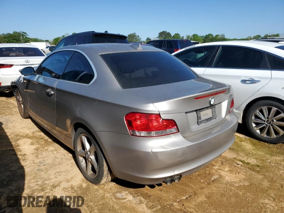 2009 BMW 1 Series 128i with VIN WBAUP935X9VF48421, listed as a Copart auction lot 50932845 with 189,072 mi miles and Salvage title. Bid and sale history available at DreamBid. Image 2.
