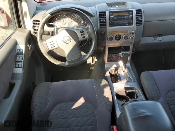 2007 Nissan Pathfinder SE with VIN 5N1AR18W77C630157, listed as a Copart auction lot 69791854 with 186,200 mi miles and Salvage Title. Bid and sale history available at carsss.com. Image 8.
