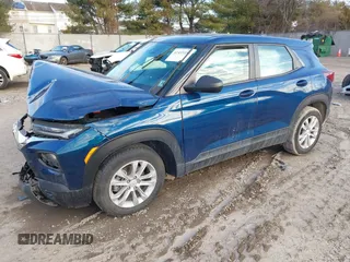 2021 Chevrolet TrailBlazer LS with VIN KL79MMS21MB064475, listed as a IAAI auction lot 41433235 with 23,369 mi miles and . Bid and sale history available at DreamBid. Image 17.