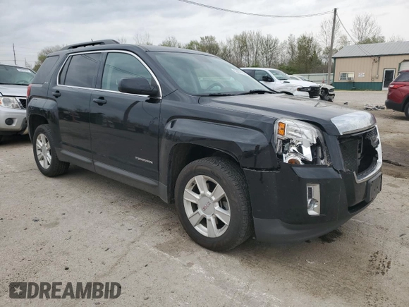 2013 GMC Terrain SLE with VIN 2GKALSEK4D6231048, listed as a Copart auction lot 53974525 with 104,014 mi miles and Salvage Title. Bid and sale history available at DreamBid. Image 4.