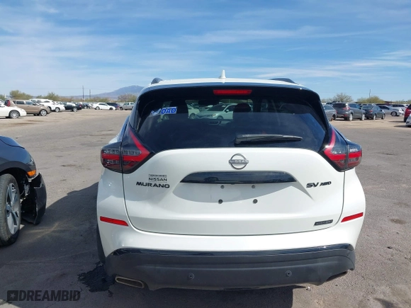 2023 Nissan Murano SV with VIN 5N1AZ2BS4PC114673, listed as a IAAI auction lot 41566274 with 38,793 mi miles. Bid and sale history available at carsss.com. Image 17.