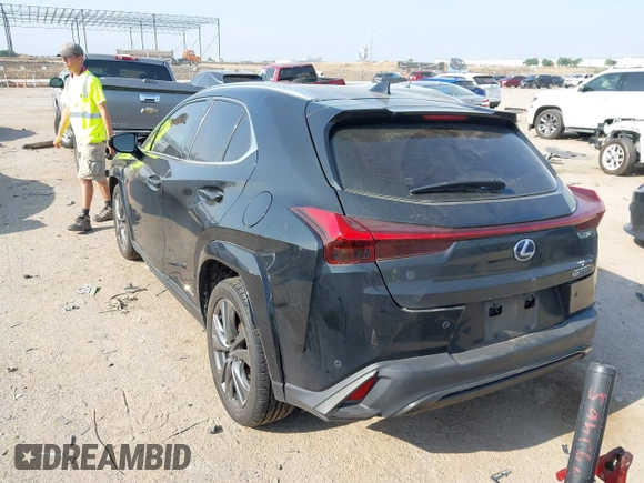 2022 Lexus UX 250h F Sport with VIN JTHR9JBHXN2058276, listed as a IAAI auction lot 42320129 with 83,439 mi miles and . Bid and sale history available at DreamBid. Image 3.