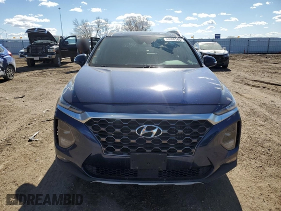2020 Hyundai Santa Fe SEL with VIN 5NMS3CAA5LH163210, listed as a Copart auction lot 46996265 with 89,292 mi miles and Salvage Title. Bid and sale history available at carsss.com. Image 5.
