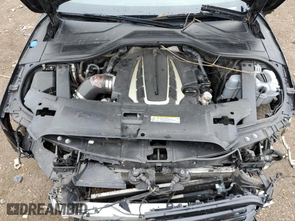 2014 Audi A8 4.0T with VIN WAUR2AFD5EN004618, listed as a Copart auction lot 50796255 with Not provided miles and Salvage title. Bid and sale history available at DreamBid. Image 11.