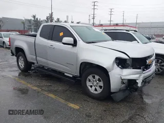 2019 Chevrolet Colorado 2WD Work Truck with VIN 1GCHSBEN8K1355914, listed as a IAAI auction lot 41573559 with 47,385 mi miles. Bid and sale history available at carsss.com. Image 1.
