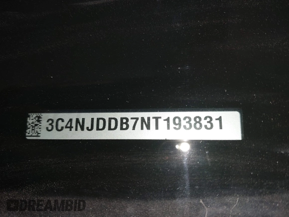 2022 Jeep Compass Trailhawk z VIN 3C4NJDDB7NT193831, wystawiony jako IAAI lot #42244555 z przebiegiem 81 632 mil mil oraz . Historia ofert i sprzedaży dostępna na DreamBid. Obrazek 9.