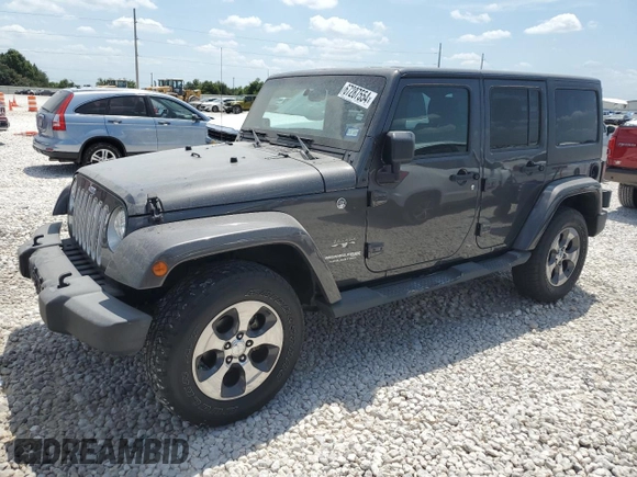 2018 Jeep Wrangler JK Unlimited Sahara with VIN 1C4BJWEG9JL812234, listed as a Copart auction lot 67287554 with 54,083 mi miles and Clean Title. Bid and sale history available at carsss.com. Image 1.