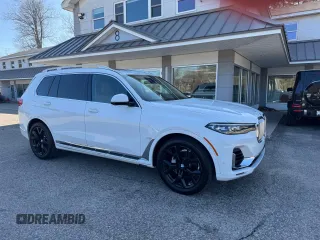 2020 BMW X7 xDrive40i with VIN 5UXCW2C07L9A00176, listed as a Copart auction lot 51688265 with 216,464 mi miles and Clean Title. Bid and sale history available at carsss.com. Image 1.
