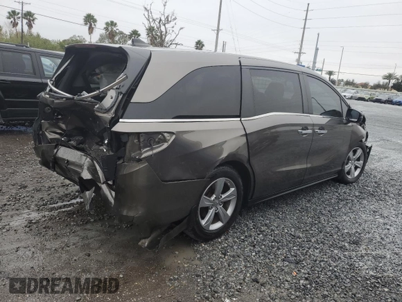 2019 Honda Odyssey EX-L with VIN 5FNRL6H74KB099395, listed as a Copart auction lot 42219415 with 113,177 mi miles and Non Repairable. Bid and sale history available at DreamBid. Image 3.