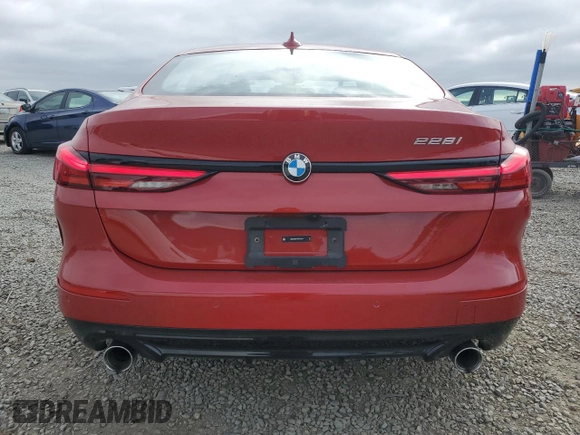 2024 BMW 2 Series 228i with VIN WBA53AK07R7N70515, listed as a Copart auction lot 55570055 with 8,314 mi miles and Salvage title. Bid and sale history available at DreamBid. Image 6.