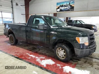 2013 Ford F-150 XL with VIN 1FTNF1EF3DKE29764, listed as a Copart auction lot 44132955 with 130,704 mi miles and Salvage title. Bid and sale history available at DreamBid. Image 4.