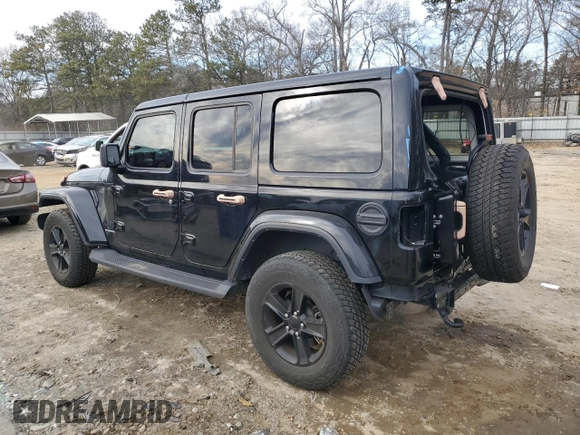 2023 Jeep Wrangler Sahara with VIN 1C4HJXEN2PW575544, listed as a Copart auction lot 89291005 with 27,198 mi miles and Salvage Title. Bid and sale history available at carsss.com. Image 2.