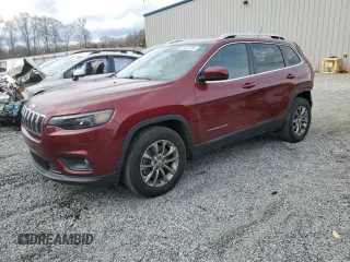2020 Jeep Cherokee Latitude Plus with VIN 1C4PJLLB5LD657299, listed as a Copart auction lot 49437935 with 125,024 mi miles and Salvage Title. Bid and sale history available at carsss.com. Image 1.