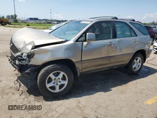 2003 Lexus RX 300 with VIN JTJHF10U030316395, listed as a Copart auction lot 63032834 with 0 mi miles and Clean Title. Bid and sale history available at carsss.com. Image 1.