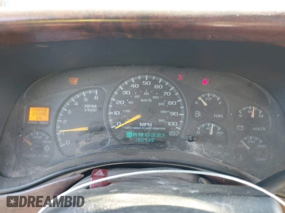 2002 Chevrolet Tahoe LT with VIN 1GNEC13Z92J176384, listed as a IAAI auction lot 41747731 with 190,439 mi miles. Bid and sale history available at carsss.com. Image 7.