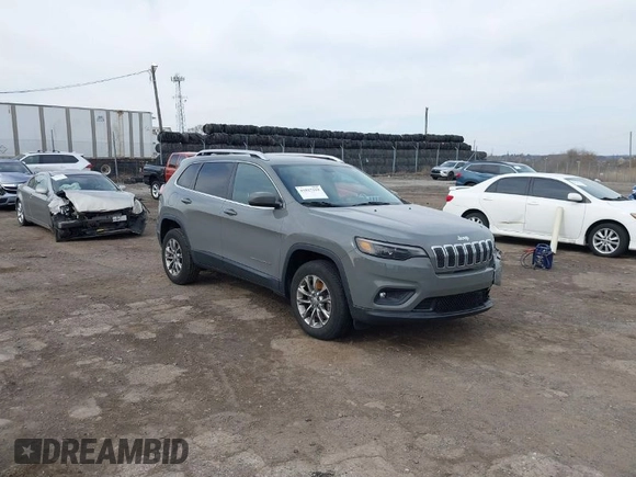2019 Jeep Cherokee Latitude Plus with VIN 1C4PJMLX9KD445960, listed as a IAAI auction lot 41817194 with 99,194 mi miles and . Bid and sale history available at DreamBid. Image 1.