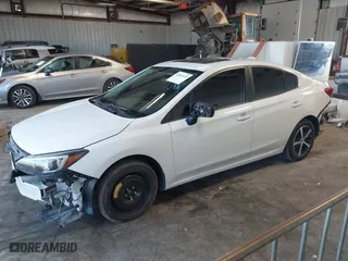 2020 Subaru Impreza Premium with VIN 4S3GKAD66L3608167, listed as a IAAI auction lot 42062630 with 92,057 mi miles. Bid and sale history available at carsss.com. Image 2.