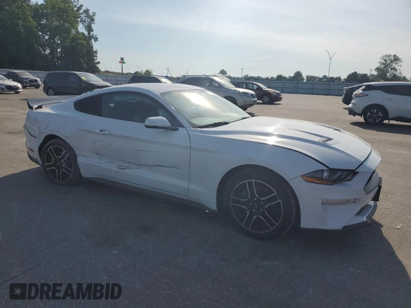 2020 Ford Mustang EcoBoost with VIN 1FA6P8TH5L5137177, listed as a Copart auction lot 57519255 with 82,865 mi miles and Salvage title. Bid and sale history available at DreamBid. Image 4.