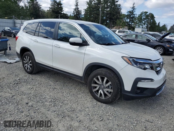 2020 Honda Pilot EX-L with VIN 5FNYF6H53LB041278, listed as a Copart auction lot 56803155 with 48,268 mi miles and Salvage title. Bid and sale history available at DreamBid. Image 4.