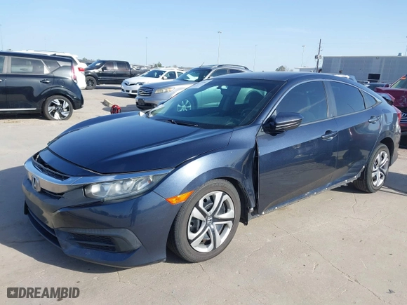 2017 Honda Civic Sedan LX with VIN 19XFC2F55HE075957, listed as a IAAI auction lot 41713041 with 61,538 mi miles. Bid and sale history available at carsss.com. Image 18.