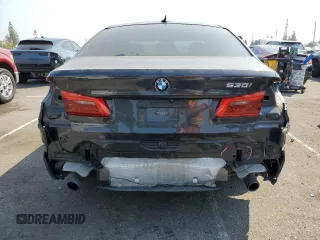 2020 BMW 5 Series 530i with VIN WBAJR3C04LWW81818, listed as a Copart auction lot 71645784 with 68,730 mi miles and Salvage Title. Bid and sale history available at DreamBid. Image 6.