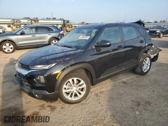 2023 Chevrolet TrailBlazer LS with VIN KL79MMS2XPB019314, listed as a Copart auction lot 43964925 with 32,452 mi miles and Salvage Title. Bid and sale history available at DreamBid. Image 1.