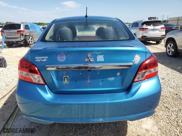 2020 Mitsubishi Mirage G4 ES with VIN ML32F3FJ3LHF12159, listed as a Copart auction lot 68811764 with 59457 miles and Non Repairable. Bid and sale history available at carsss.com. Image 6.