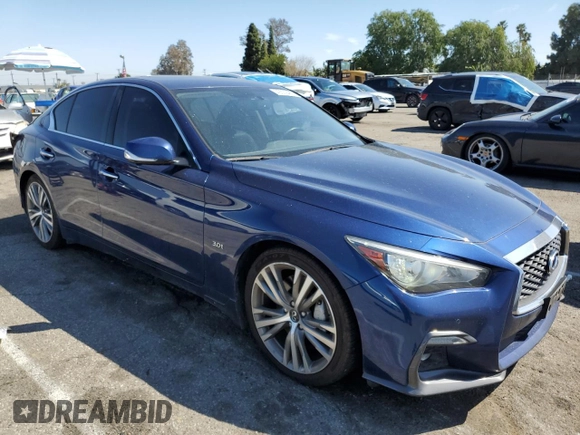 2020 Infiniti Q50 3.0t SPORT with VIN JN1EV7AP4LM208572, listed as a Copart auction lot 49239485 with 70,735 mi miles and Salvage Title. Bid and sale history available at carsss.com. Image 4.