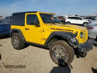 2020 Jeep Wrangler Rubicon with VIN 1C4HJXCG0LW183774, listed as a Copart auction lot 82626324 with Not provided miles and Salvage title. Bid and sale history available at DreamBid. Image 4.