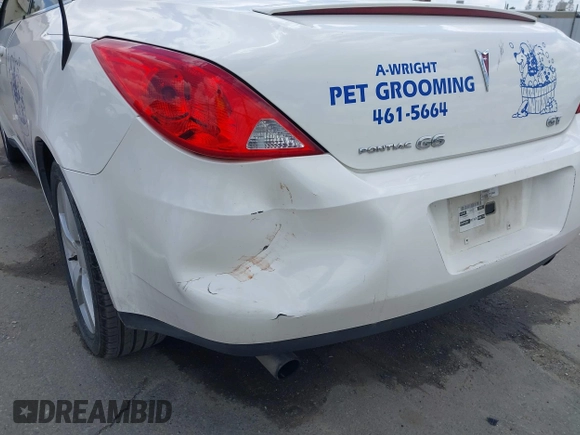 2008 Pontiac G6 GT with VIN 1G2ZH361484248164, listed as a IAAI auction lot 42143111 with 103,161 mi miles and . Bid and sale history available at DreamBid. Image 17.