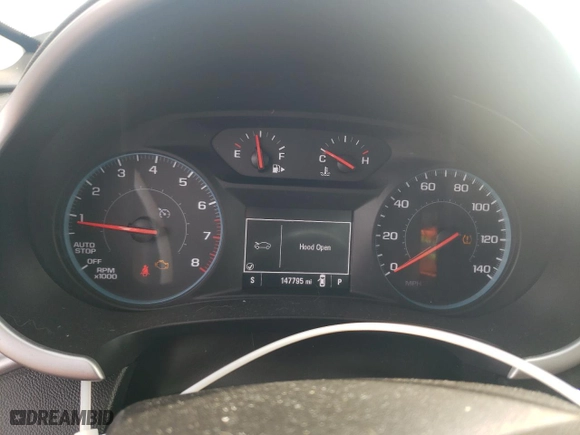 2017 Chevrolet Malibu LS with VIN 1G1ZB5ST8HF146119, listed as a Copart auction lot 50867555 with 147,795 mi miles and Salvage Title. Bid and sale history available at carsss.com. Image 9.