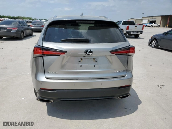2021 Lexus NX with VIN JTJDARBZ4M2190603, listed as a Copart auction lot 53270705 with 50,065 mi miles and Salvage Title. Bid and sale history available at carsss.com. Image 7.