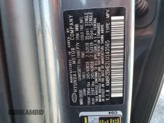 2020 Hyundai Palisade SEL with VIN KM8R2DHE2LU143565, listed as a Copart auction lot 58582375 with 72,435 mi miles and Salvage title. Bid and sale history available at DreamBid. Image 13.
