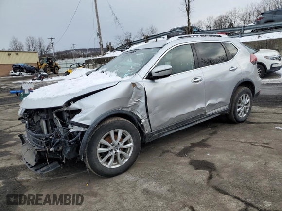 2019 Nissan Rogue SV with VIN KNMAT2MT4KP547147, listed as a Copart auction lot 45005765 with 187,364 mi miles and Salvage Title. Bid and sale history available at DreamBid. Image 1.