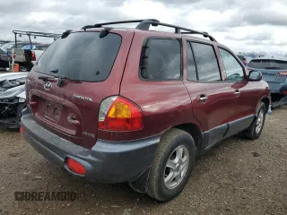 2001 Hyundai Santa Fe GLS with VIN KM8SC83DX1U106345, listed as a Copart auction lot 81110664 with 103,639 mi miles and Clean Title. Bid and sale history available at carsss.com. Image 3.