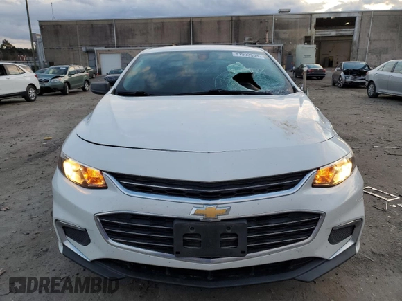 2017 Chevrolet Malibu LS with VIN 1G1ZB5STXHF288164, listed as a Copart auction lot 81993394 with 156,348 mi miles and Salvage Title. Bid and sale history available at DreamBid. Image 5.