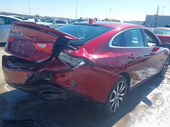 2020 Chevrolet Malibu RS with VIN 1G1ZG5ST4LF116626, listed as a IAAI auction lot 41379655 with 67,375 mi miles. Bid and sale history available at carsss.com. Image 4.