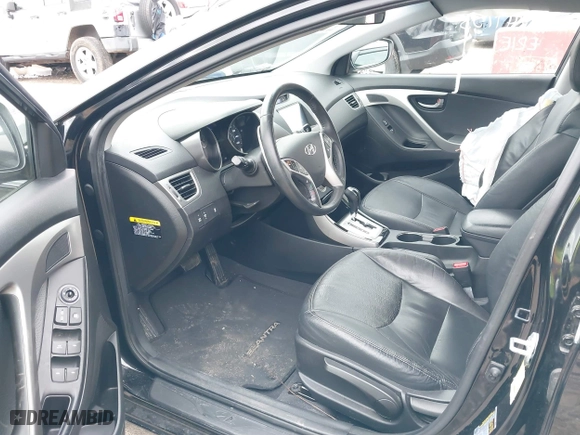 2012 Hyundai Elantra GLS with VIN 5NPDH4AE3CH117106, listed as a IAAI auction lot 41741753 with 65,813 mi miles. Bid and sale history available at carsss.com. Image 5.