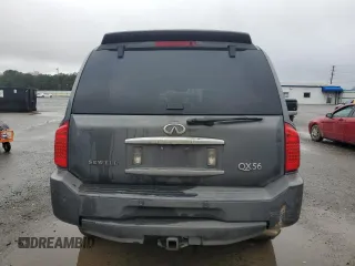 2005 Infiniti QX56 with VIN 5N3AA08A35N802103, listed as a Copart auction lot 44814005 with 343,164 mi miles and Salvage Title. Bid and sale history available at carsss.com. Image 6.