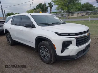 2024 Chevrolet Traverse FWD LS with VIN 1GNEREKS9RJ235213, listed as a IAAI auction lot 41967916 with 13,668 mi miles and . Bid and sale history available at DreamBid. Image 1.