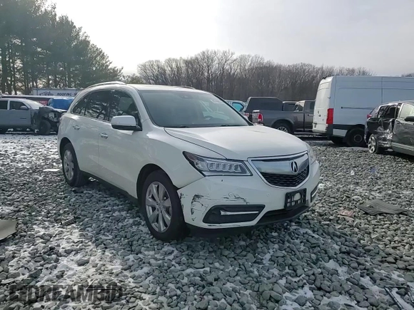 2016 Acura MDX w/Advance with VIN 5FRYD4H97GB043228, listed as a Copart auction lot 87448574 with 71,018 mi miles and Salvage Title. Bid and sale history available at carsss.com. Image 12.
