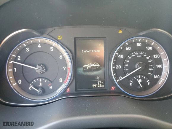2022 Hyundai Kona SEL with VIN KM8K32AB0NU856163, listed as a Copart auction lot 42920675 with 59,122 mi miles and Salvage Title. Bid and sale history available at carsss.com. Image 9.
