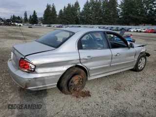2003 Hyundai Sonata with VIN KMHWF25S03A881792, listed as a Copart auction lot 43432105 with 135,706 mi miles and Salvage Title. Bid and sale history available at carsss.com. Image 3.